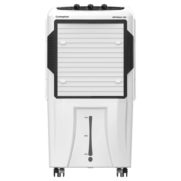 Crompton Optimus 100 Litres Desert Air Cooler (Honeycomb Pads, ACGC-OPTIMUS100, White)_1