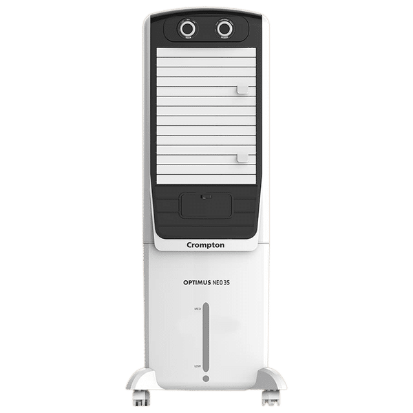 Crompton Optimus Neo 35 Litres Tower Air Cooler (4 Way Air Deflection, ACGC-OPTIMUSNEO35, White)_1