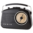 nedis Retro 4.5 Watts FM Player (Bass Booster, RDFM5000BK, Black)_2
