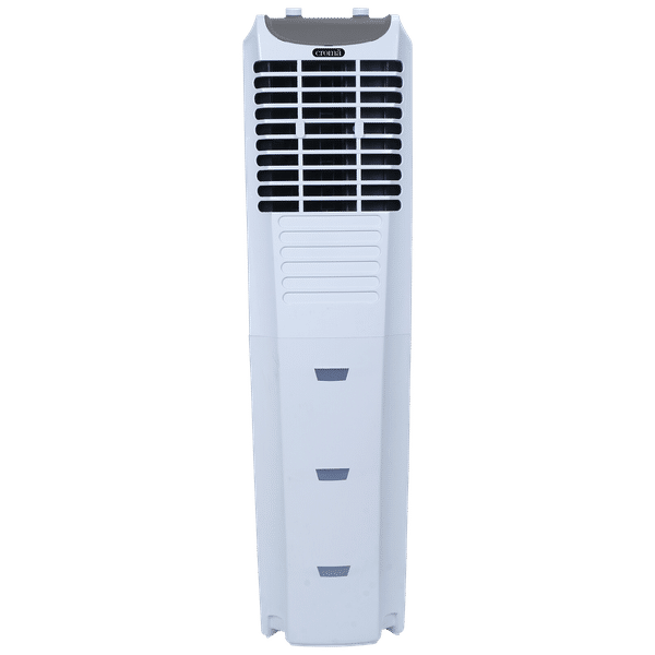 Croma AZ55 55 Litres Tower Air Cooler (Anti-bacterial Honeycomb Pad & Tank, CRLC55LRCA284501, White & Grey)_1