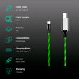 Macmerise Illume Type A to Micro USB 3.3 Feet (1M) Cable (LED Light Flow, Green)_2