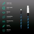 Macmerise Illume Type A to Type C 3.3 Feet (1M) Cable (LED Light Flow, Black)_2