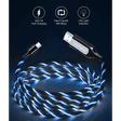Macmerise Illume Type A to Type C 3.3 Feet (1M) Cable (LED Light Flow, Black)_3