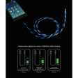 Macmerise Illume Type A to Type C 3.3 Feet (1M) Cable (LED Light Flow, Black)_4