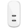 belkin BoostCharge 40W Type C 2-Port Fast Charger (Adapter Only, PD 3.0 Certified, White)_3