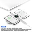 Unigen Unidock 300 15W 3-in-1 Wireless Charger for iPhone 13, 12, 11, XS, X, 8 Series/Android/iWatch 1, 2, 3, 4, 5, 6, 7, SE & AirPods (Qi Compatible, White)_4