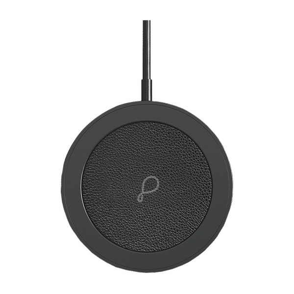 Pebble MagSwift 15W Wireless Charger for iPhone 12, 12 Pro, 11, 11 Pro, 11 Pro Max, XS Max, XR, XS, X, 8, 8 Plus/SAMSUNG Galaxy Note 10, Note 10 Plus, S10, S10 Plus, S10E, Note 9, S9, S9 Plus (Qi Compatible, Leather Black)_1