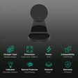 belkin BoostCharge 7.5W Wireless Charger for iPhone 14, 14 Pro, 14 Plus, 14 Pro Max, 12, 12 Mini, 12 Pro, 12 Pro Max, 13, 13 Mini, 13 Pro, 13 Pro Max (MagSafe Technology, Black)_2
