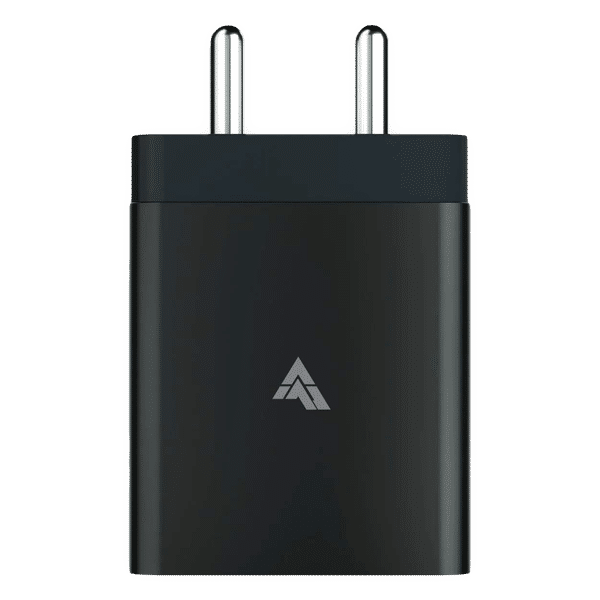 Vaku 42W Type A & Type C 2-Port Fast Charger (Adapter Only, Short-Circuit Protection, Black)_1