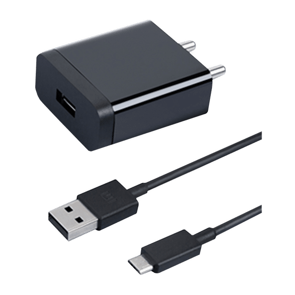 Mi 10W Type A Fast Charger (Type A to Micro USB Cable, 360 Degree Protection, Black)_1