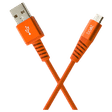 boAt Rugged 700 V3 Type A to Micro USB 4.9 Feet (1.5M) Cable (Tangle-free Design, Orange)_1