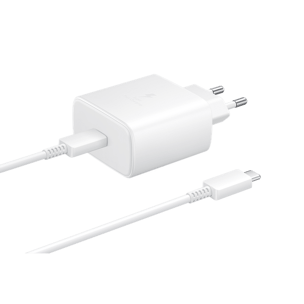 SAMSUNG 45W Type C Fast Charger (Type C to Type C Cable, Support PD 3.0 PPS, White)_1