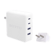 Sortd GaN 100W Type A & Type C 4-Port Fast Charger (Adapter Only, 13 Safety Protection, White)_3