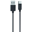 Pebble Type A to Type C 3.3 Feet (1M) Cable (Sync and Charge, Black)_1