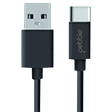 Pebble Type A to Type C 3.3 Feet (1M) Cable (Sync and Charge, Black)_4