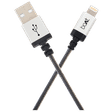 boAt LTG 500 Type A to Lightning 6.6 Feet (2M) Cable (MFi Certified, Metallic Silver)_1