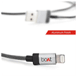 boAt LTG 500 Type A to Lightning 6.6 Feet (2M) Cable (MFi Certified, Metallic Silver)_4