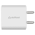 Stuffcool Flow 25W Type A & Type C 2-Port Fast Charger (Adapter Only, BIS Approved, White)_3