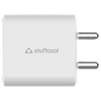 Stuffcool Flow 12W Type A 2-Port Charger (Adapter Only, Over Temperature Protection, White)_4