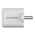 Stuffcool Neutron 20W Type A & Type C 2-Port Fast Charger (Adapter Only, 7 Layers of Protection, White)_1