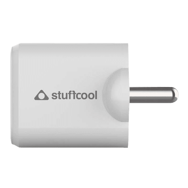 Stuffcool Neutron 20W Type A & Type C 2-Port Fast Charger (Adapter Only, 7 Layers of Protection, White)_1