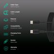 belkin BoostCharge Type C to Type C 3.3 Feet (1M) Cable (Nylon Braided, Black)_2