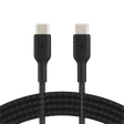 belkin BoostCharge Type C to Type C 3.3 Feet (1M) Cable (Nylon Braided, Black)_1