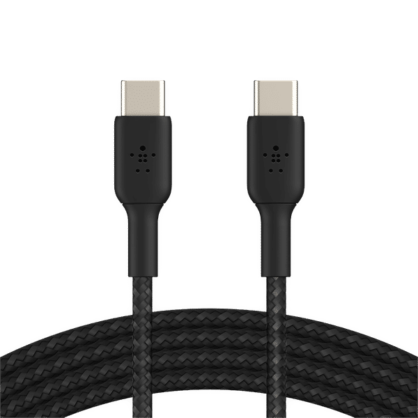 belkin BoostCharge Type C to Type C 3.3 Feet (1M) Cable (Nylon Braided, Black)_1