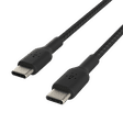 belkin BoostCharge Type C to Type C 3.3 Feet (1M) Cable (Nylon Braided, Black)_4