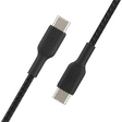 belkin BoostCharge Type C to Type C 3.3 Feet (1M) Cable (Nylon Braided, Black)_3
