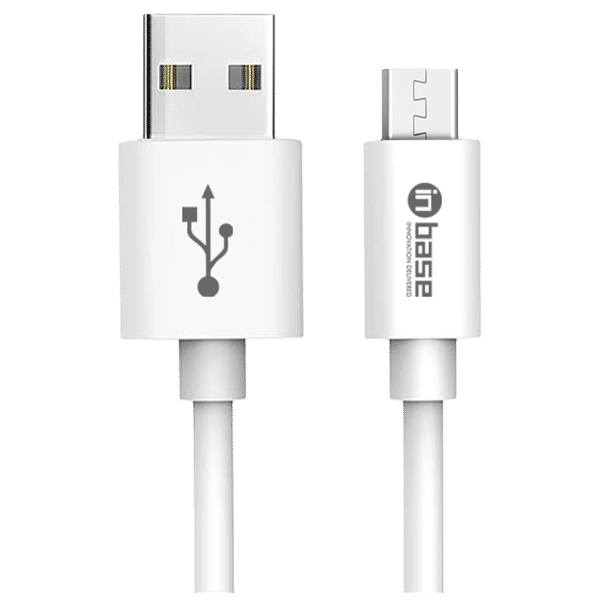 Inbase Type A to Micro USB 3.9 Feet (1.2M) Cable (5000 Plus Bends Lifespan, White)_1
