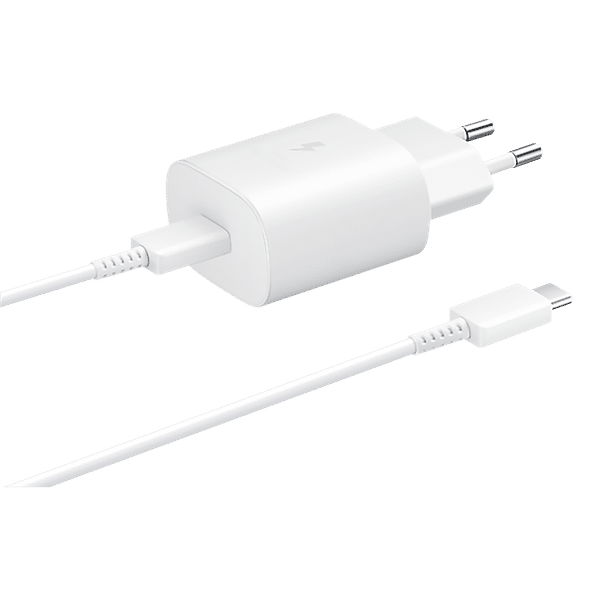 SAMSUNG 25W Type C Fast Charger (Adapter Only, Support PD 3.0 PPS, White)_1
