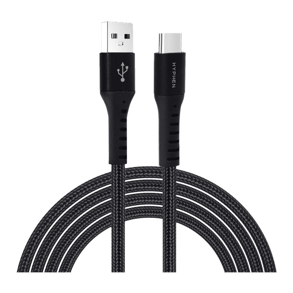 Hyphen Type A to Type C 3.9 Feet (1.2M) Cable (Aluminium Shell, Black)_1