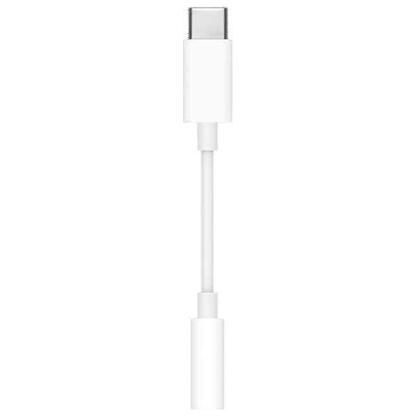 Apple Type C to 3.5mm Aux Adapter (Premium Grade Material, White)_1