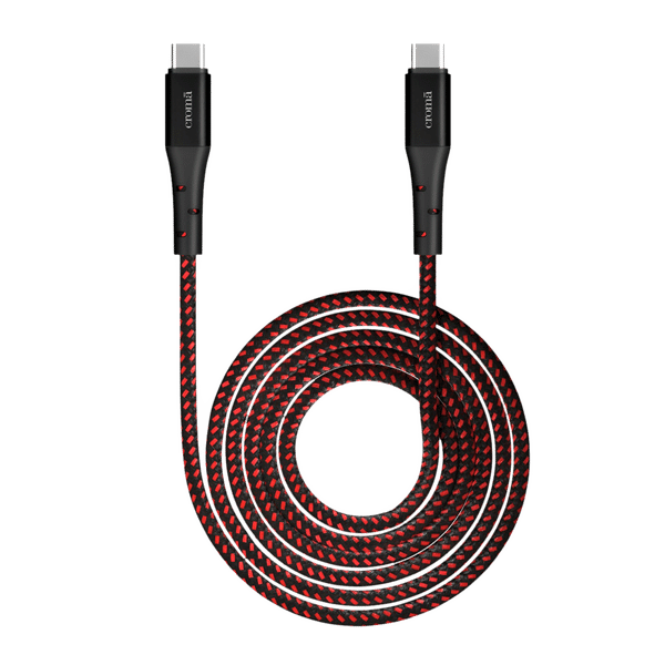 Croma Type C to Type C 6.6 Feet (2M) Cable (Apple Compatible, Red)_1