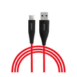 Croma Type A to Type C 3.3 Feet (1M) Cable (Dash & Warp Protocols, Red)_1