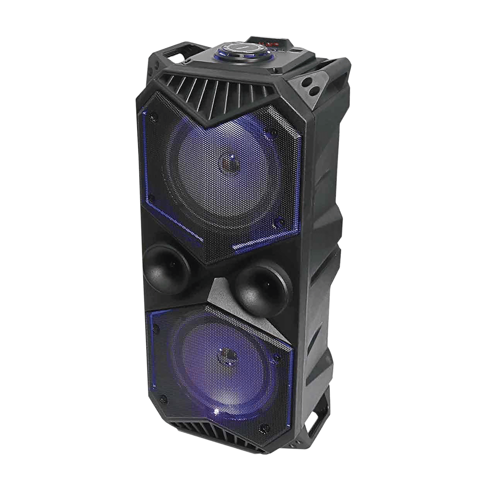 DETEL Jazzy 30W Bluetooth Party Speaker with Mic (Distance Bass Sound, Stereo Channel, Black)