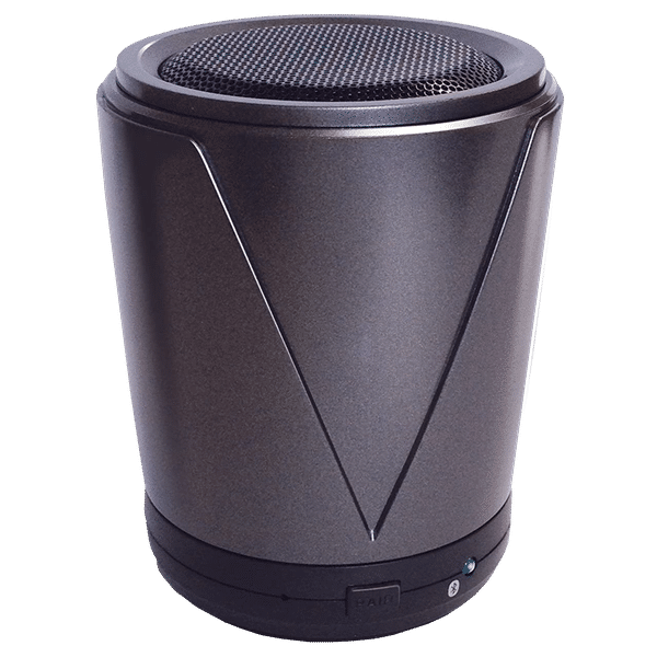 AT&T Hot Joe 4W Portable Bluetooth Speaker (LED Display, 2.1 Channel, Grey)_1