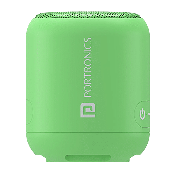 PORTRONICS Sound Drum 1 10W Portable Bluetooth Speaker (10 Hours Playtime, 5.1 Channel, Green)_1