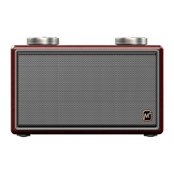 Matata 20W Portable Bluetooth Speaker (Treble & Bass Sound, 2.1 Channel, Brown/Silver)_1