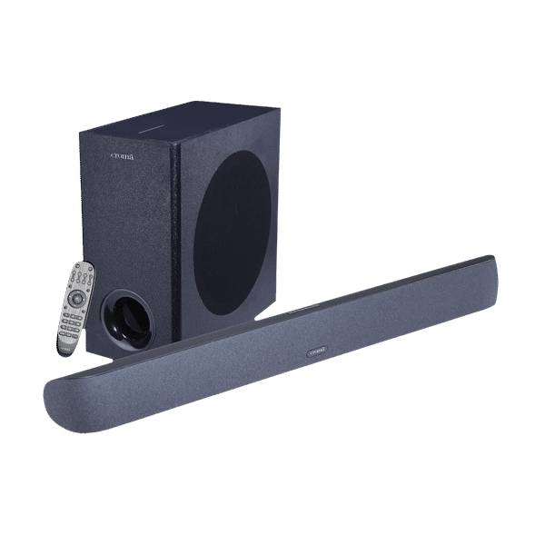 Croma CRES1098 240W Bluetooth Soundbar with Remote (Rich Bass, 2.1 Channel, Black)_1