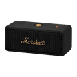 Marshall Emberton 20W Portable Bluetooth Speaker (IPX7 Water Resistant, Superior Signature Sound, Stereo Channel, Black/Brass)_3