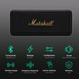 Marshall Emberton 20W Portable Bluetooth Speaker (IPX7 Water Resistant, Superior Signature Sound, Stereo Channel, Black/Brass)_2