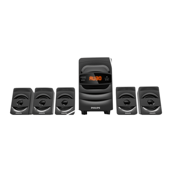 PHILIPS 40W Multimedia Speaker (Surround Sound, 5.1 Channel, Black)_1