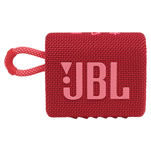 JBL Go 3 4.2W Portable Bluetooth Speaker (IP67 Waterproof, IP67 Dustproof, Red)_1