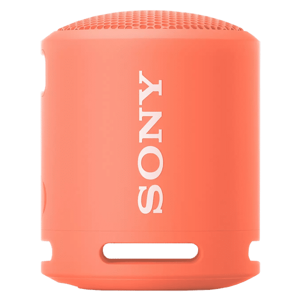 SONY 5W Portable Bluetooth Speaker (IP67 Waterproof, Extra Bass, Mono Channel, Coral Pink)_1