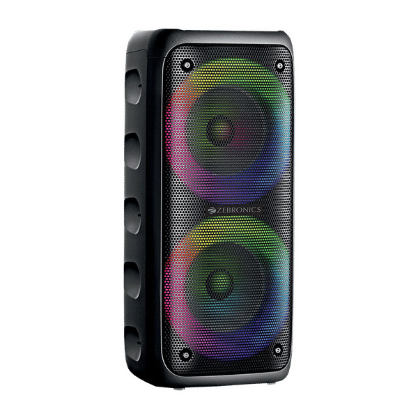 ZEBRONICS Zeb-Barrel 200 40W Bluetooth Party Speaker (RGB Light, Stereo Channel, Black)_1