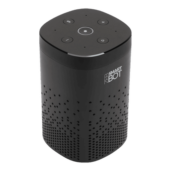 ZEBRONICS Zeb-Smart Bot with Alexa Compatible Smart Wi-Fi Speaker (Dual Far Field Mic, Black)_1