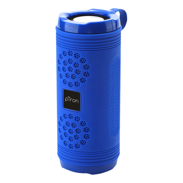 pTron Quinto Evo 8W Portable Bluetooth Speaker (Water Resistant, 12 Hours Playtime, Blue)_1