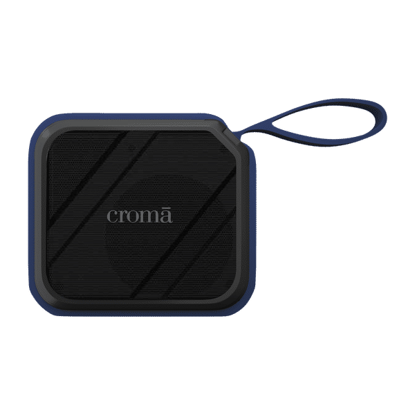 Croma 8W Portable Bluetooth Speaker (Water Resistant, Rich Bass, Stereo Channel, Blue)_1
